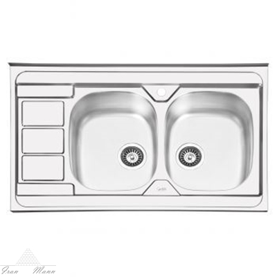 تصویر سینک ظرفشویی مدل 1051 ایلیا استیل