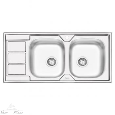تصویر سینک ظرفشویی مدل 4051 ایلیا استیل