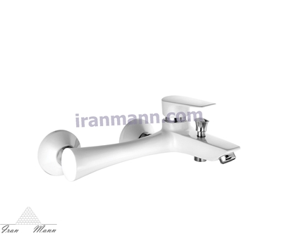 تصویر شیر حمام مدل کارن سفید البرز روز
